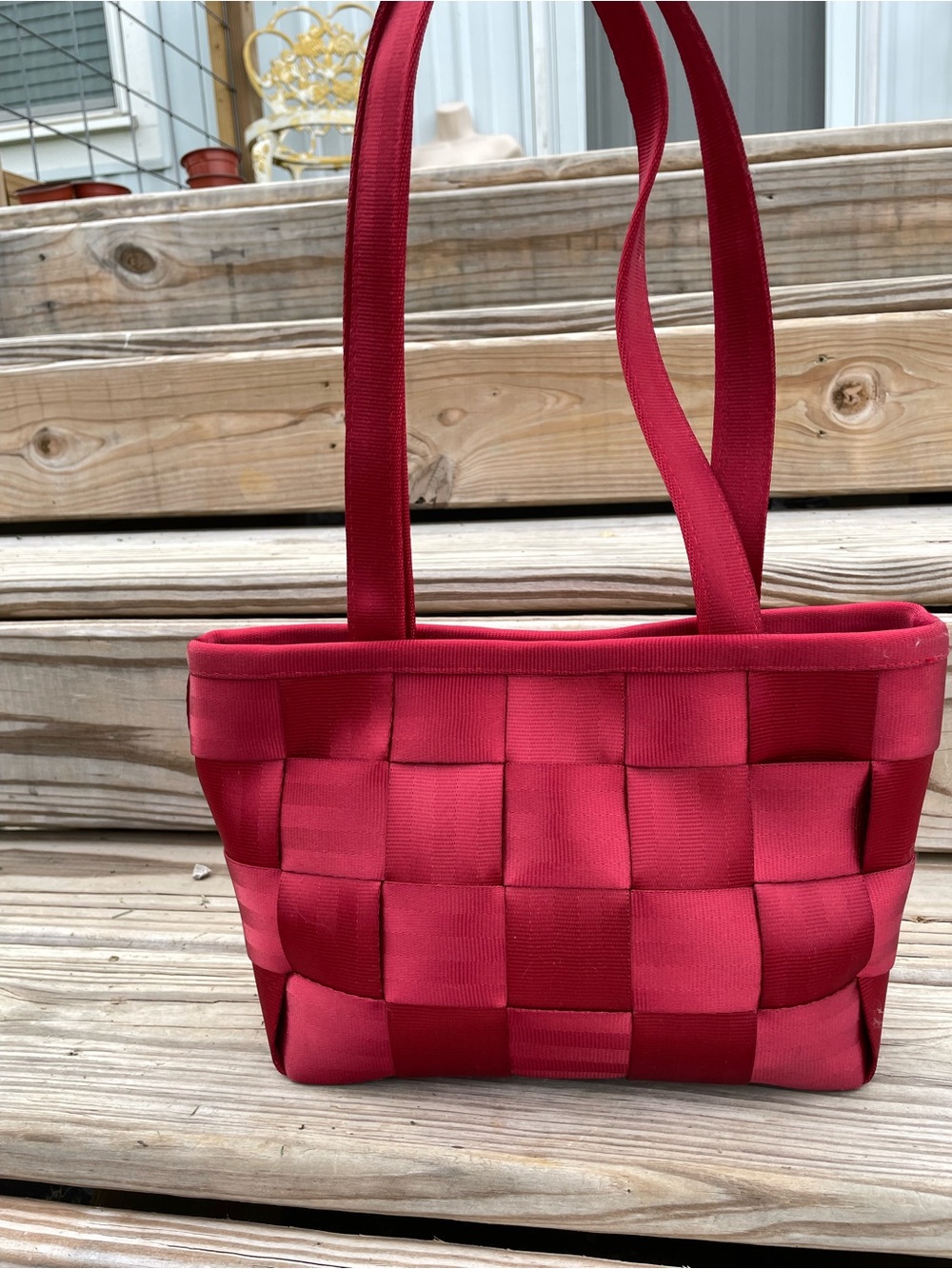 Harvey’s seatbelt Burgundy Tote Bag